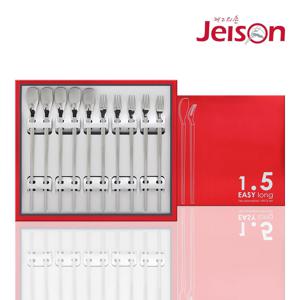 이지롱 티스푼 포크 10P 스테인리스 홈카페 디저트 커트러리 세트