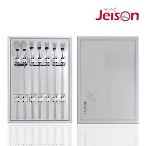 두배긴 티스푼 포크 7P 스테인리스 롱스푼 디저트 홈카페 커트러리 세트