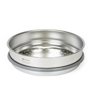 키친아트 스텐304 무연마제 냄비 찜기 찜솥 스티머 28cm