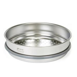 키친아트 스텐304 무연마제 냄비 찜기 찜솥 스티머 30cm