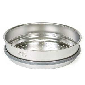 키친아트 스텐304 무연마제 냄비 찜기 찜솥 스티머 33cm