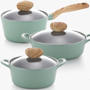 IH 인덕션냄비 3종 냄비세트 (그린)