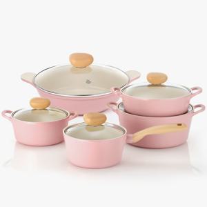 레트로 5종 세라믹 냄비세트+양수웍