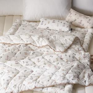 포레스트 오가닉 순면 60수 낮잠이불 어린이집 이불 유치원이불 풀세트_2color