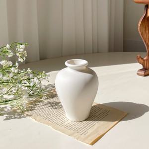 미니 백자 도자기 화병 (항아리형) 돌상 소품