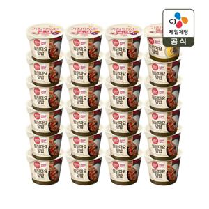 햇반 컵반 불닭마요덮밥 219g x23개+치킨마요덮밥 233g x1개