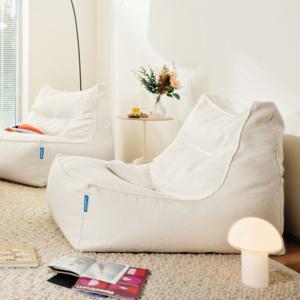 [리퍼] 607B 부클레 빈백 소파 그랜드, 아이보리