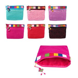 누비 다용도 무지개 파우치 ( 전통 외국인선물 한국기념품 여행 화장품 이너백 할머니선물 )
