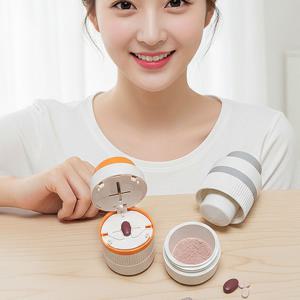 3in1 알약 커팅기 약 분쇄 소분 절단 약 커터 보관함 케이스 U338