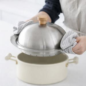 돔스티머 돔뚜껑 찜기채반 세트 야채 수육 만두 생선 떡 굴 찜기 스텐 찜판
