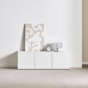 미니 1200 1단 낮은 다용도 주방 거실 수납장 티비다이