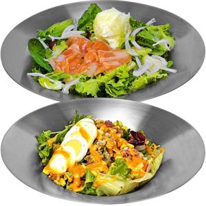 샐러드 볼 스텐 파스타 빙수 시리얼 디저트 요거트 업소용 화채 그릇 27CM 2P