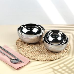 스텐 국 그릇 모음 업소용 식당 급식 단체 가정용 작은 탕기 보온 대접 밥 공기 5P