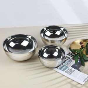 스텐 국 그릇 모음 업소용 식당 급식 단체 대량 작은 탕기 보온 대접 밥 공기 10P