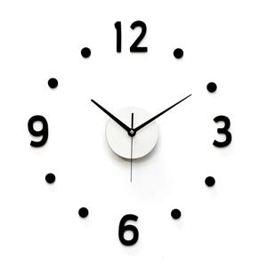 미니멀인테리어 DIY 무소음벽시계 도트 화이트