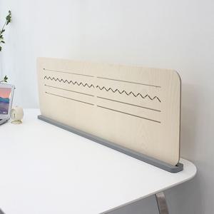 고야 스트라이프 자작 원목 책상파티션 1200 공부방 사무실 공간분리 인테리어 칸막이