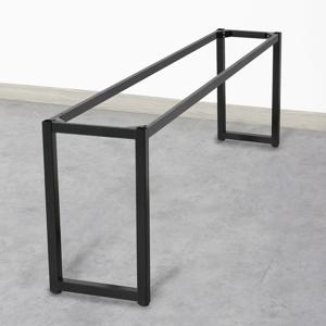 테이블 철제 다리 1800 x 400 H700 네모 40각 파이프 길다란 식탁 프레임