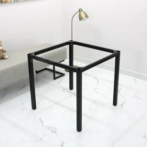 정사각 밥상 다리 나무 식탁 발통 750 x 750 H700 DIY형 조립식 철제 발통