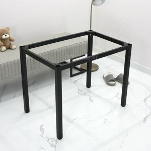 책상 높이 스틸 받침대 1000 x 600 가구 발통 조절발 철제 식탁 탁자 다리 H700