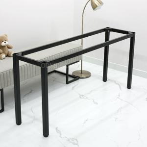 책상 프레임 식탁 철제 발통 다리 1400 x 500 H700 하중 체크 조립식 절삭 가능