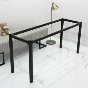 테이블 다리 교체 파이프 조절발 1500 x 500 H700 슬림 긴 철제 책상 탁자 발통