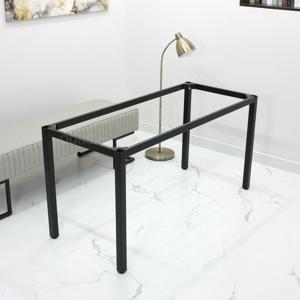 T14065b 높이700 40각 블랙 탁자발통 1400 x 650