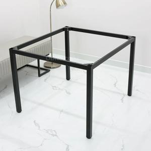 철제 식탁 테이블 다리 브라켓 1200 x 1100 수평 조절발 받침대 철재 발통 H700