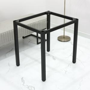 원목 가구 철제 다리 가구 철 받침대 750 x 600 식탁 테이블 책상 조절발 H700