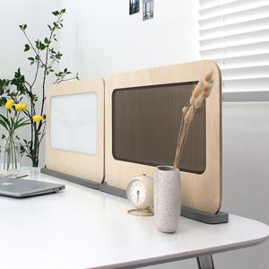 고야 에센 자작원목 책상파티션 600 공부방 사무실 공간분리 인테리어 칸막이