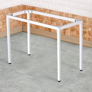 원목식탁다리 파이프다리 850x400 H700 테이블리폼 화이트 분체도장 TW8540