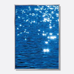 화이트 골드 윤슬 물결 바다 그림 액자 미드센츄리 감성 인테리어 포스터 / YS003-OG