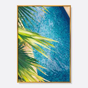 야자수 수영장 미드센츄리 해변 감성 포스터 / SOCP-SWM001-OG