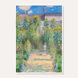 클로드 모네 베퇴유의 예술가 정원 인테리어 포스터 명화 그림 액자 / OCM005-OG