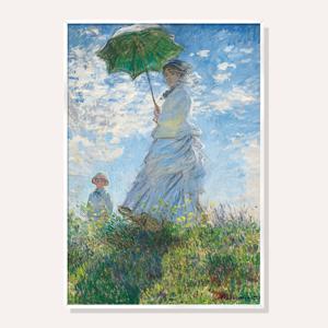클로드 모네 파라솔을 든 여인 감성 인테리어 포스터 명화 그림 액자 / OCM006-OG