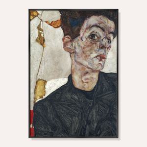 에곤 실레 자화상 명화 그림 감성 인테리어 포스터 / SMAA-EGS001-OG