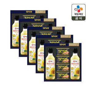 CJ 선물세트 스팸고급유SE호 5개 1박스 쇼핑백포함_O