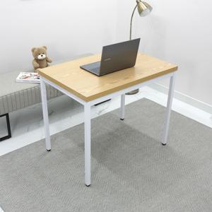 깔끔한 재택 근무 오크 책상 1000 x 600 간편 조립식 알파룸 작은 방 서재 테이블