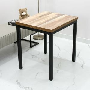 W700 x D600 빈티지컬러 40각 철재다리 입식테이블 / 좁은공간책상 LTV7060