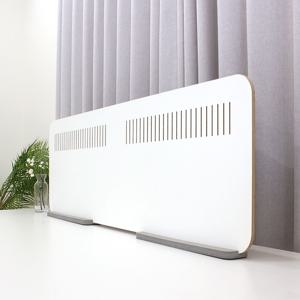 고야 줄무늬 양면 화이트 책상파티션 1200 공부방 사무실 공간분리 인테리어 칸막이