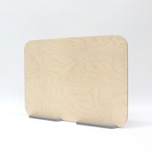 고야 자작원목 책상파티션 800 내추럴 원목 공부방 사무실 공간분리 인테리어 칸막이