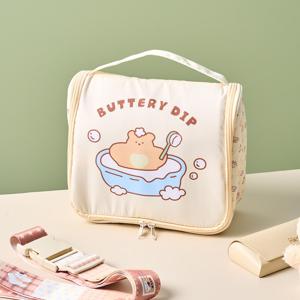 트래블 걸이형 여행파우치 L 베이커리 버터곰