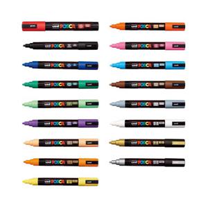 미쯔비시 유니 포스카 5M 마카 낱색 개별 수성 마커펜