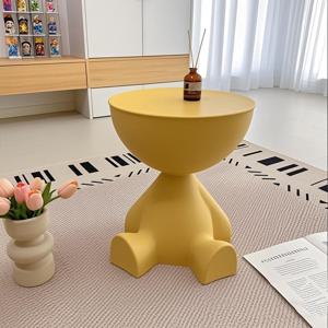 [해외] 미니멀 디자인 사이드테이블 소파옆 원형 티테이블 거실협탁