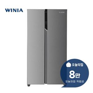 [렌탈] 클라쎄 양문형 냉장고 521L (실버) RKA152TS5MV8