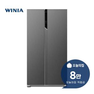 [렌탈] 클라쎄 양문형 냉장고 521L (이녹스실버) RKE952SIS5MEV(AK)