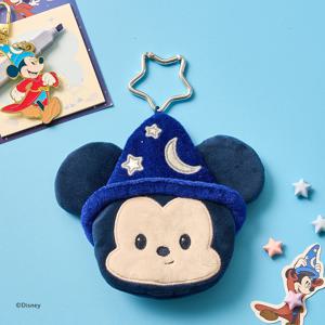 매지컬 마법사 미키 코인 파우치 블랙