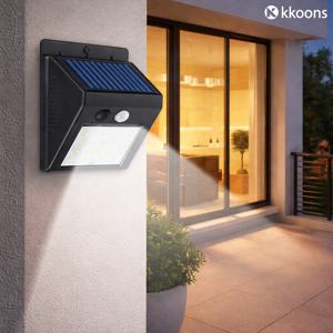 환한 불빛 LED 20구 태양광 벽부등 계단등 문주등 센서등