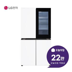 [렌탈] 디오스 오브제컬렉션 노크온 4도어 냉장고 870L T875MHH312