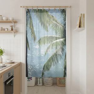 가림막 커튼 방수 욕실 샤워커튼 공간분리 벨크로 붙이는 가리개 주방 창문 커텐 현관