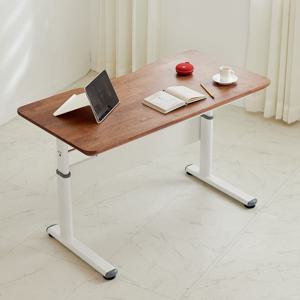 노튼 원목 수동 모션데스크 책상 높이조절 테이블 1200